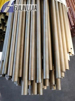 Tube en bronze d'aluminium utilisé dans une raffinerie de pétrole